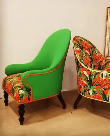 relooking fauteuil voltaire La Riche-3